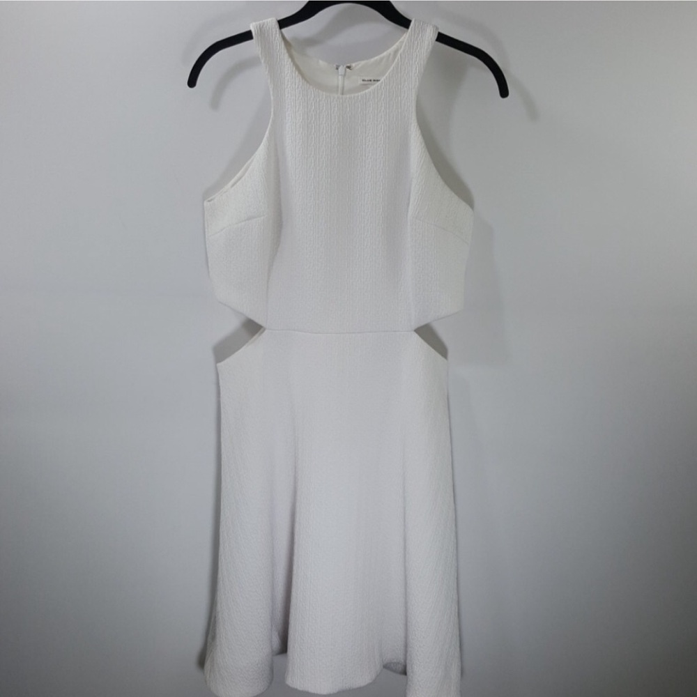 White Club Monaco Cutout Dress